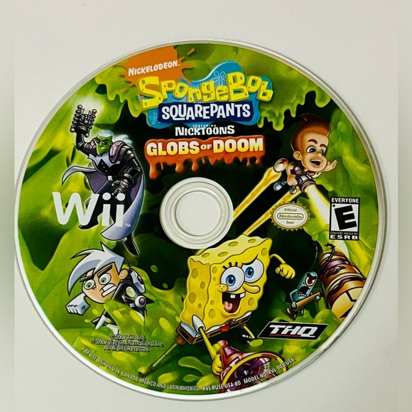 SpongeBob SquarePants Globs of Doom - Wii - Picture 2 of 2